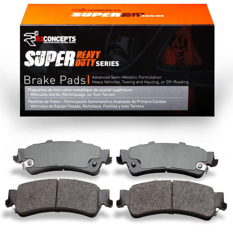 GMC Sierra 1500 Brake Pads - Rear - R1 Concepts - Super Duty - `99-`11